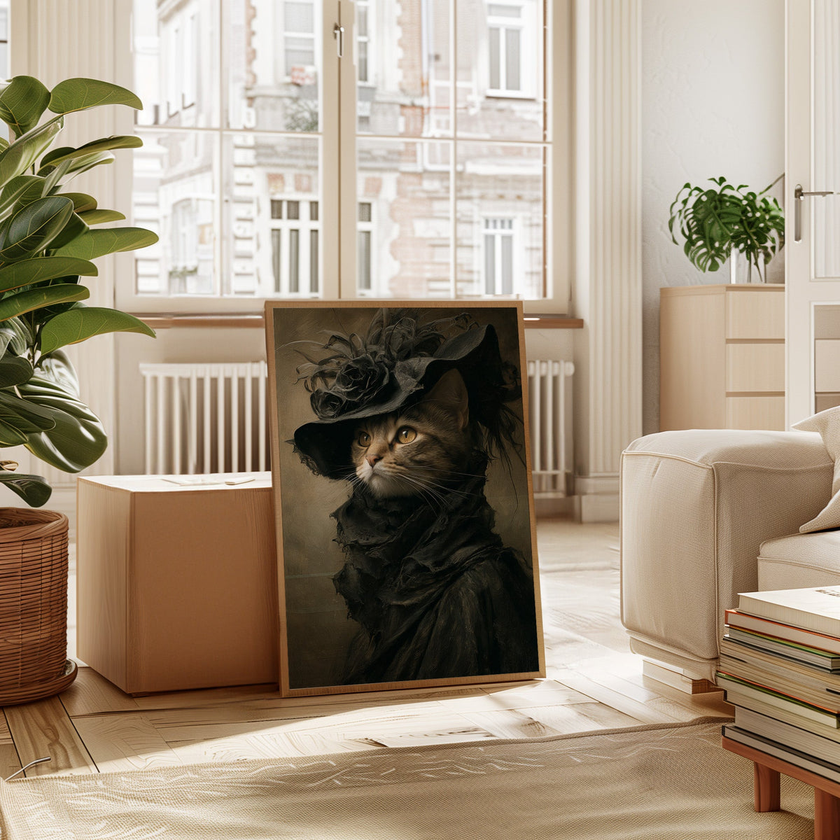 L'élégance d'un chat dévoilée