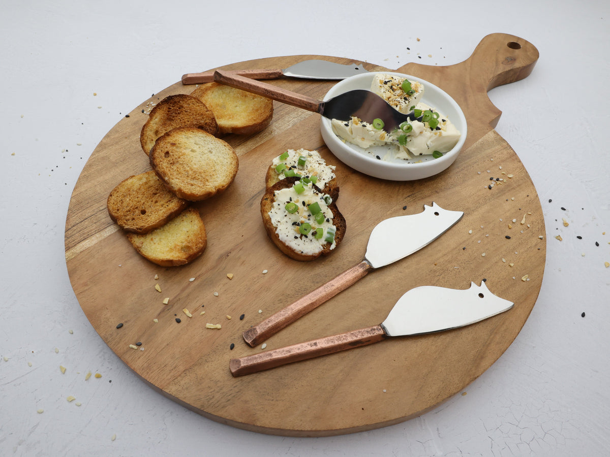 SET 4 COLTELLI/SPALMINI PER FORMAGGIO RATONCITO PLATEAU