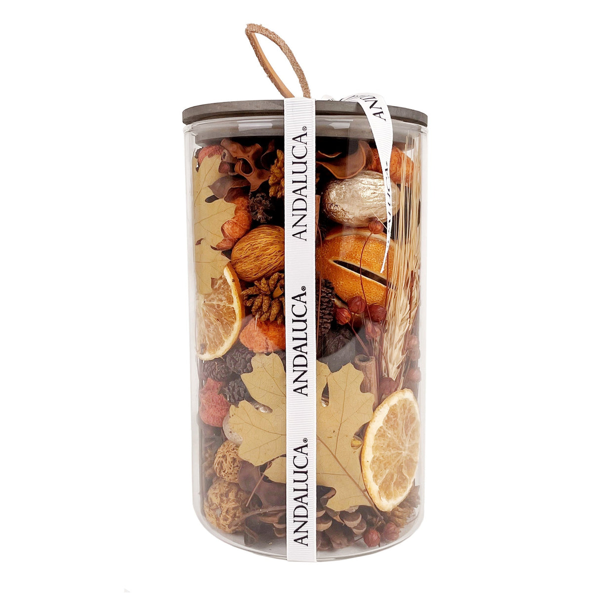 Pot-pourri aux agrumes d'automne en bocal