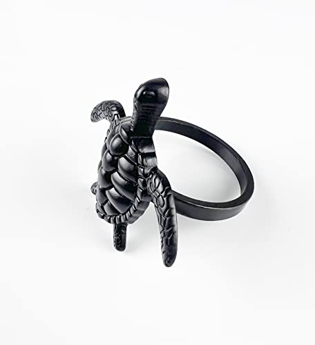 Nature's Touch Sea Turtle Metal Napkin Rings