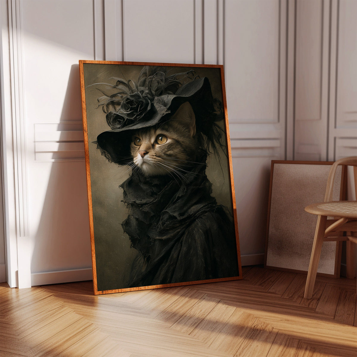 L'élégance d'un chat dévoilée