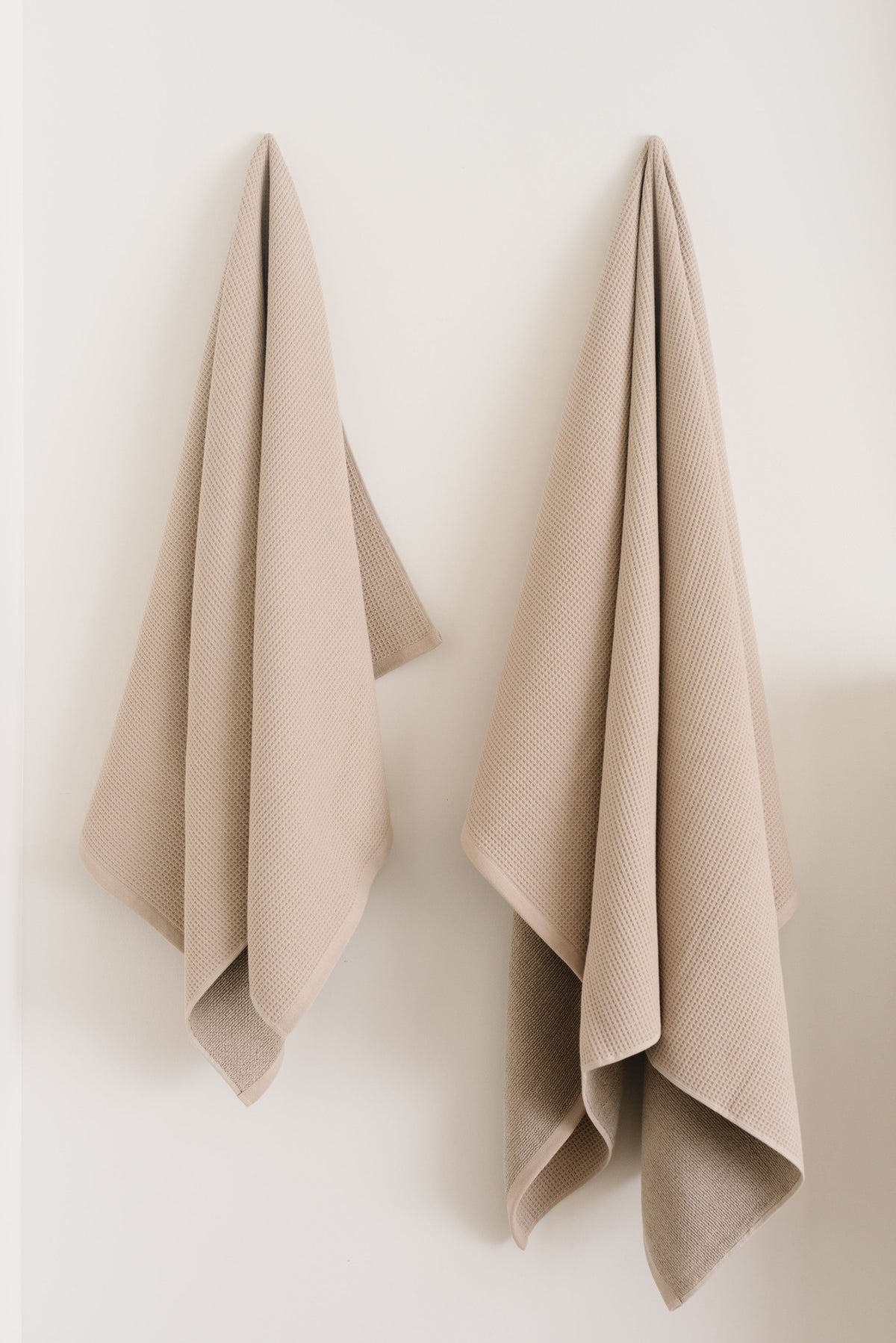 Draps de bain gaufrés