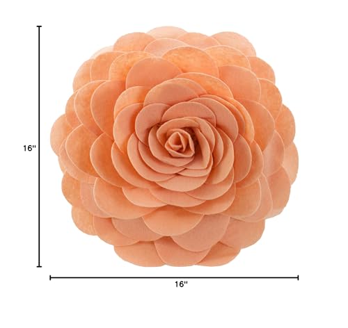 Eva's Flower Garden Decorative Throw Pillow (13" Round)