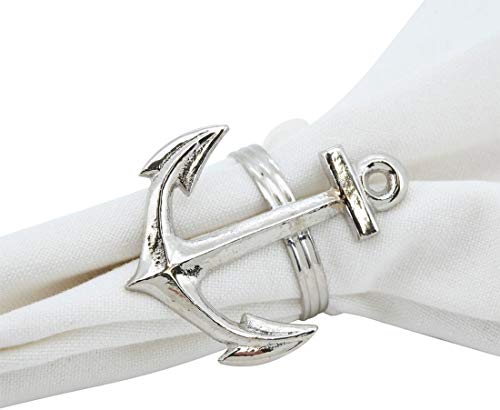 Silver Brass Casual Napkin Rings