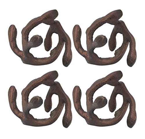 Modern Twigs Aluminum Napkin Rings