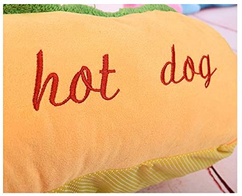 Lit pour animaux en forme de hot-dog
