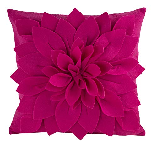 Sara's Garden Petal Decorative Throw Pillow (17" Square)