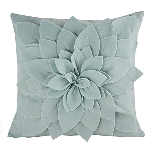 Sara's Garden Petal Decorative Throw Pillow (17" Square)