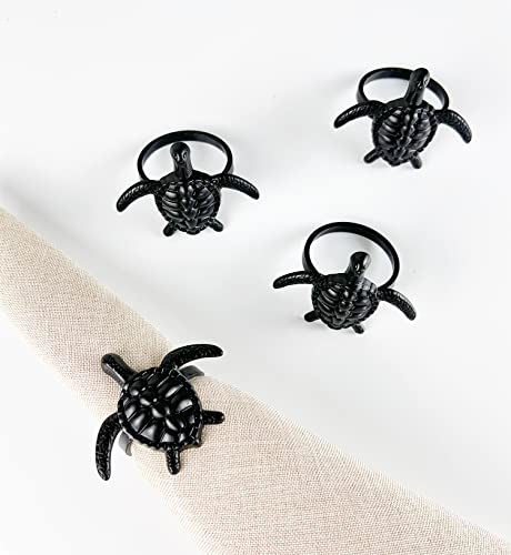 Nature's Touch Sea Turtle Metal Napkin Rings