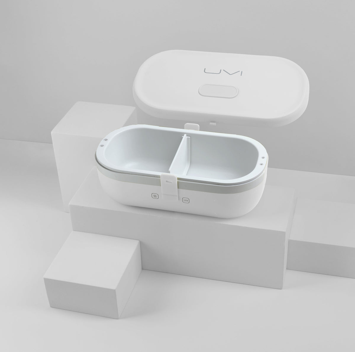 Boîte à déjeuner auto-chauffante avec câble USB-C et stérilisateur UV