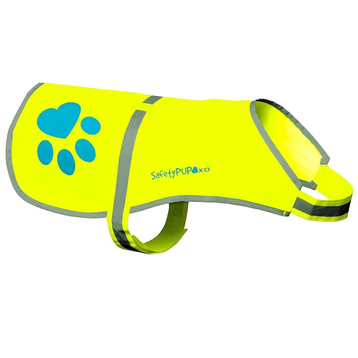 Gilet de sécurité réfléchissant pour chien haute visibilité, taille XL, jaune néon
