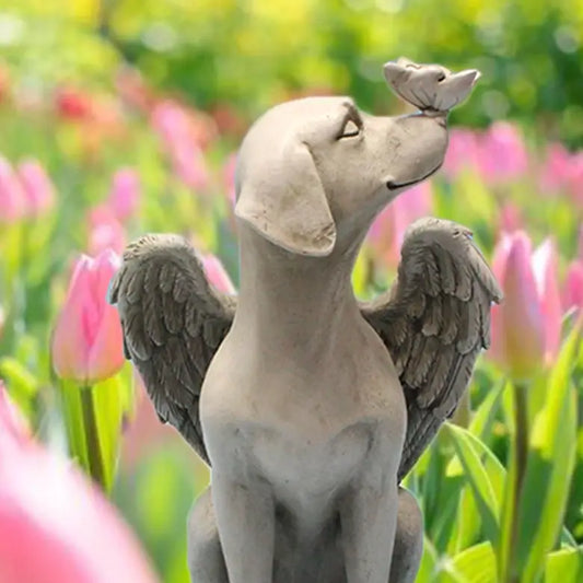 Statua commemorativa per animali a forma di angelo