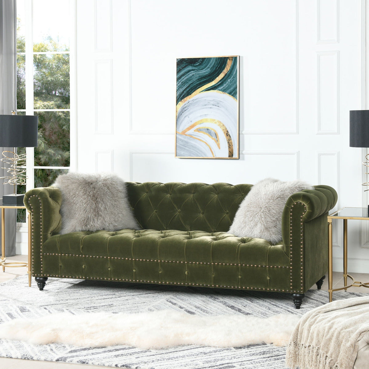 Canapé Chesterfield capitonné - Alto