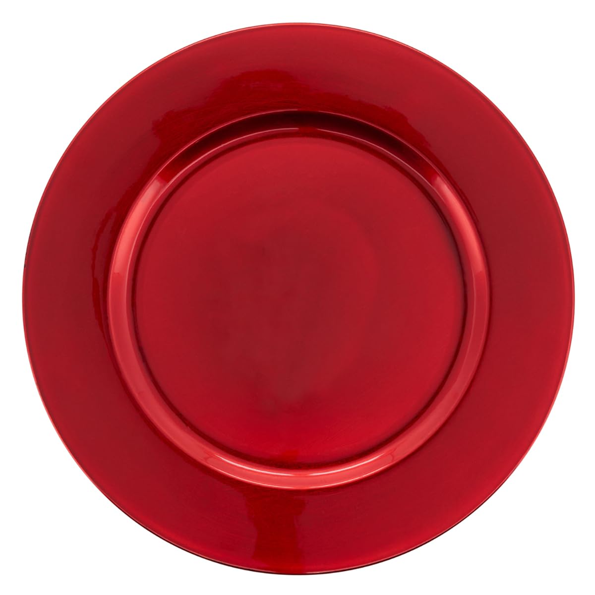 Fennco Styles Classic Rustic Deisgn Holiday Decorative Charger Plates 13" Round, Set of 4