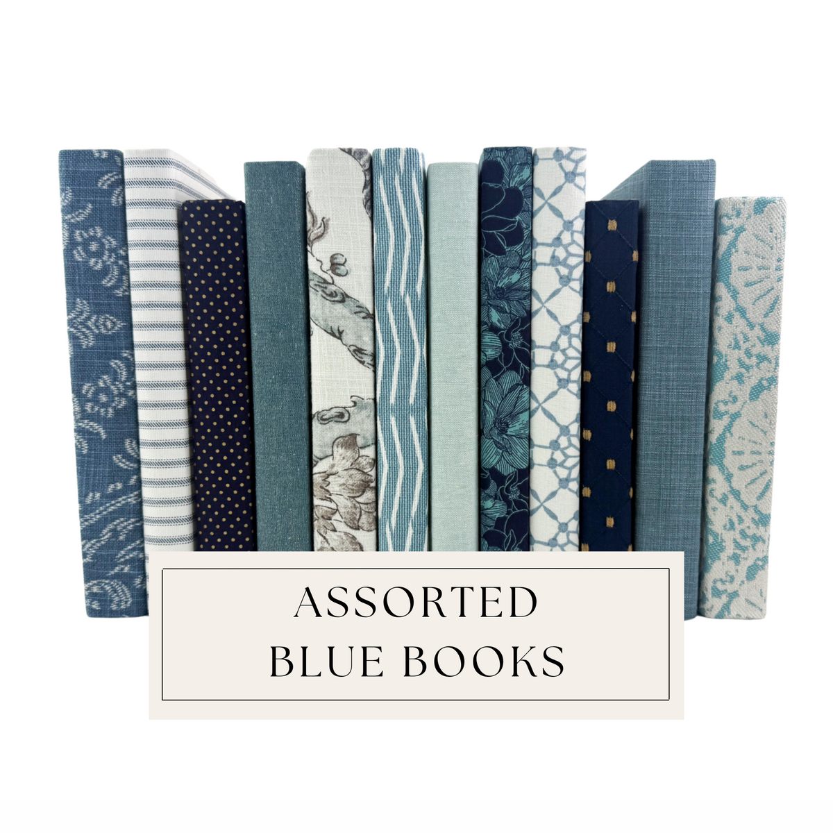 Ensemble de livres bleus assortis - Sélection de designer