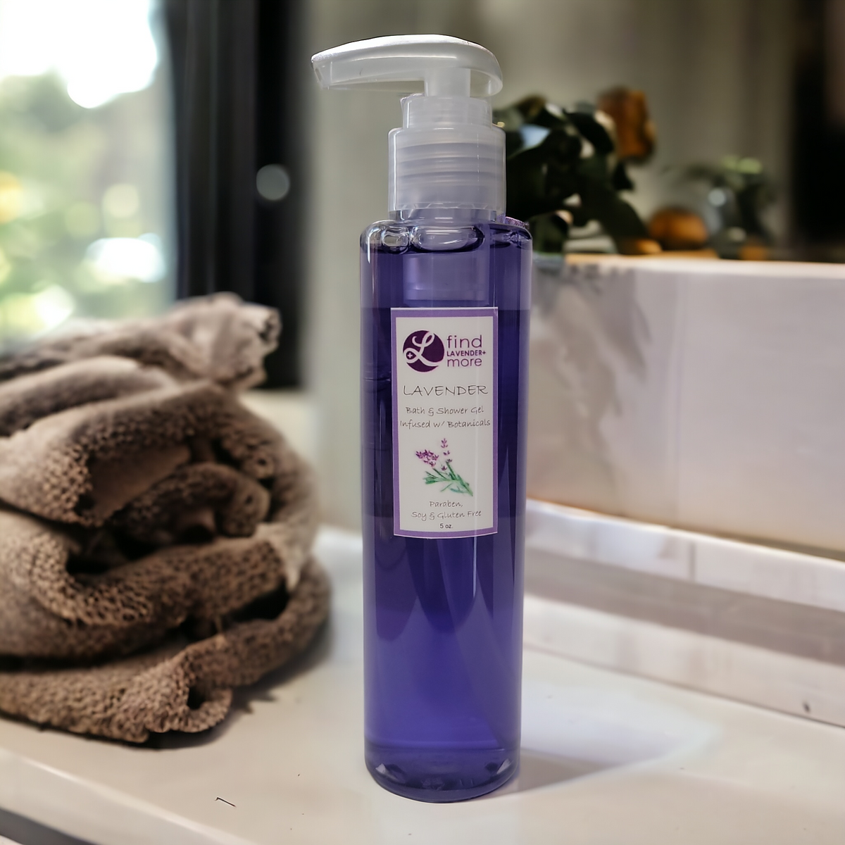 Gel Doccia alla Lavanda Bagnoschiuma Aromaterapico Naturale