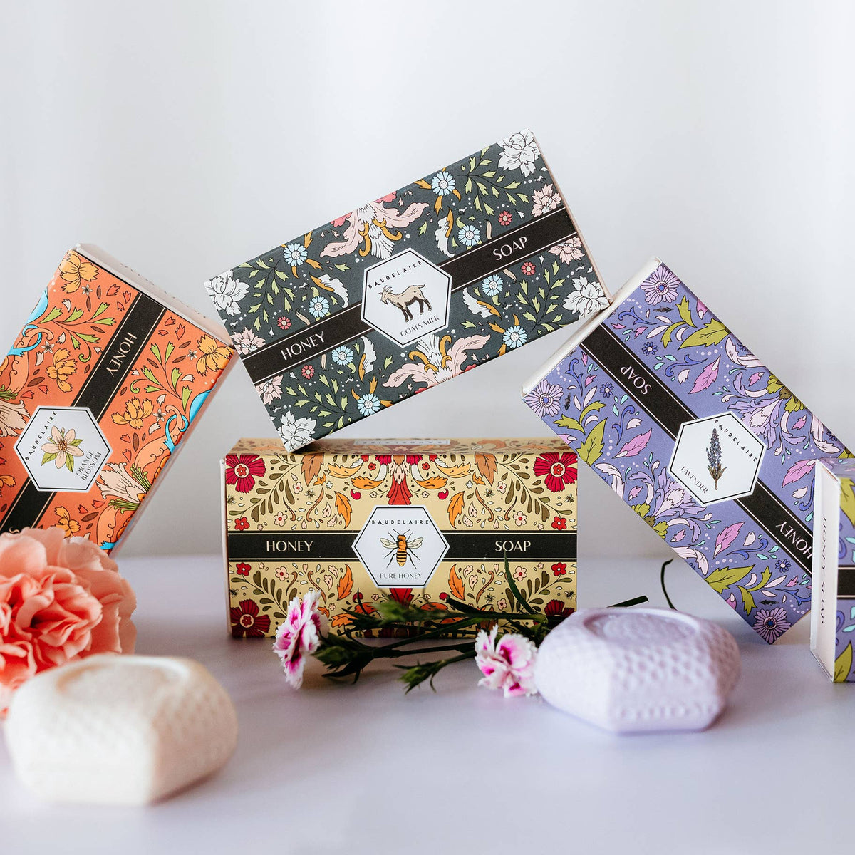 Orange Blossom/Goats Milk Honey Soap (1.4oz - Matchbox Duo)
