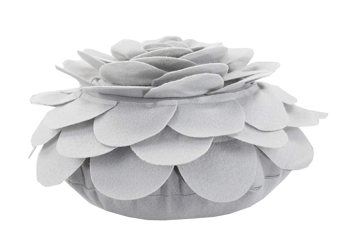 Eva's Flower Garden Decorative Throw Pillow (13" Round)