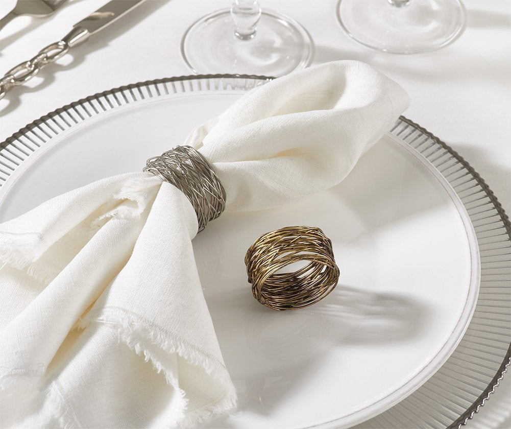 Metal Design Napkin Rings