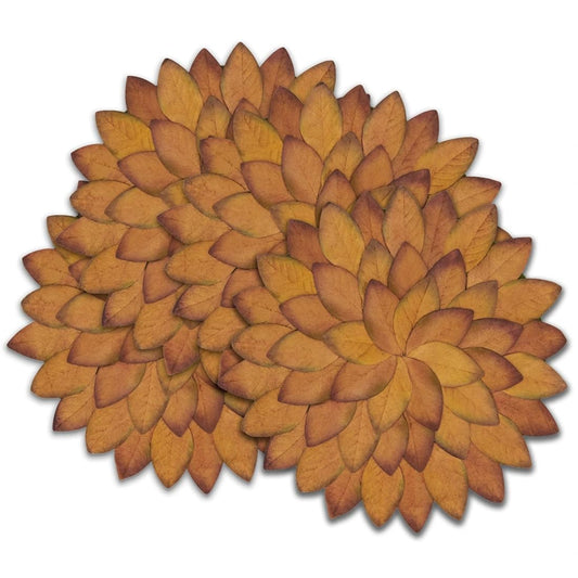 Harvest Fall Leave Holiday Placemats 15" Round