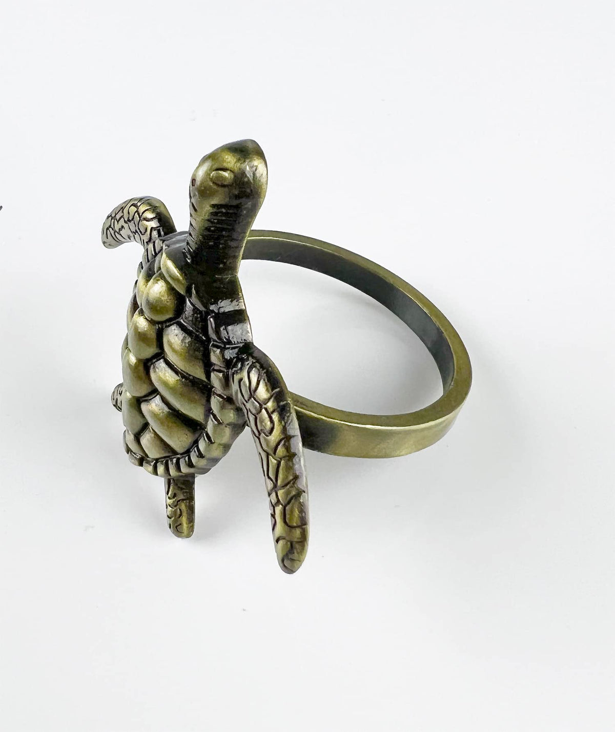 Nature's Touch Sea Turtle Metal Napkin Rings