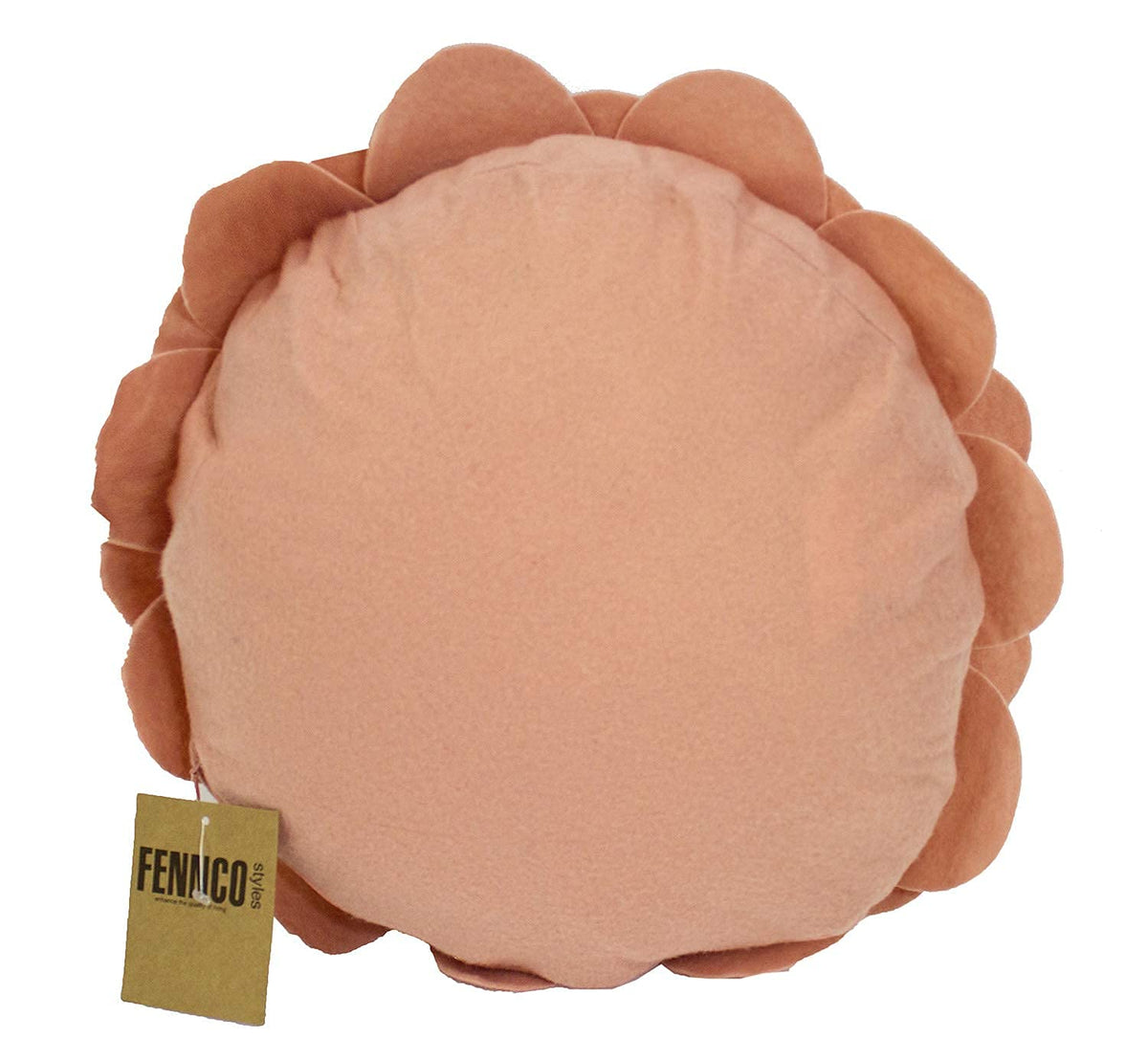 Eva's Flower Garden Decorative Throw Pillow (16" Round - Cover Only)