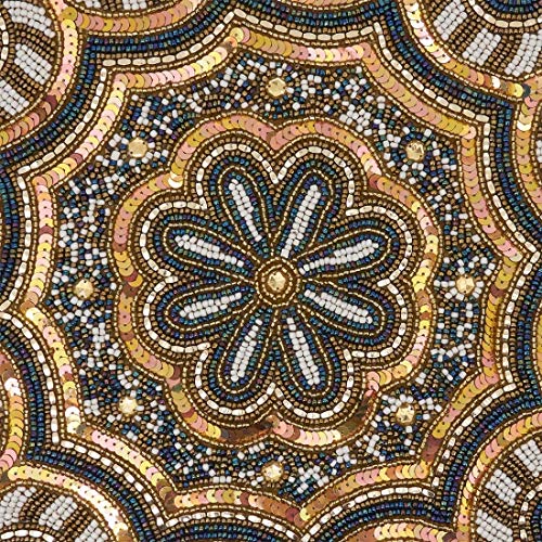 Hand Beaded Elegant Floral Placemat