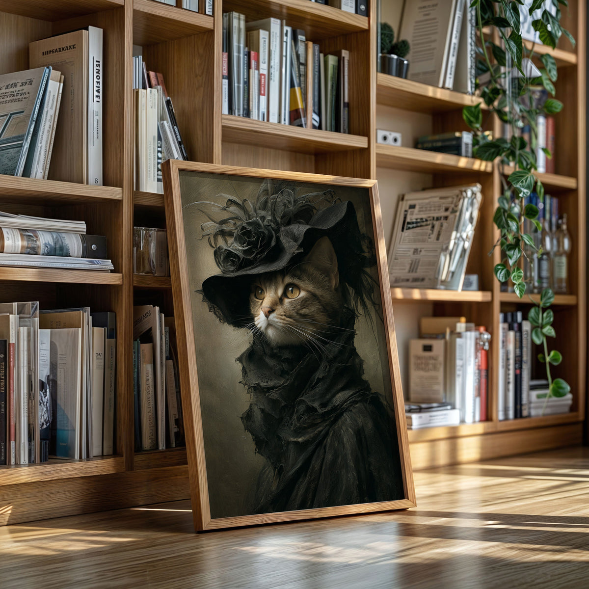 L'élégance d'un chat dévoilée