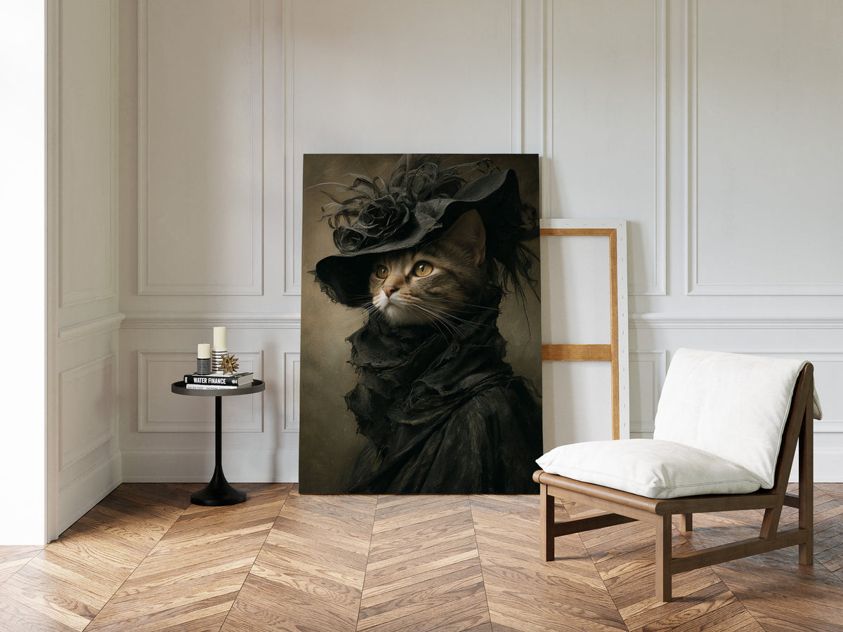 L'élégance d'un chat dévoilée
