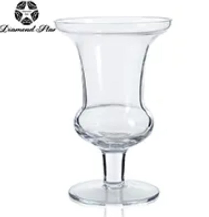 Vase urne en verre, 2 options de taille