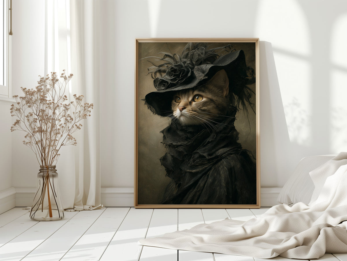 L'élégance d'un chat dévoilée