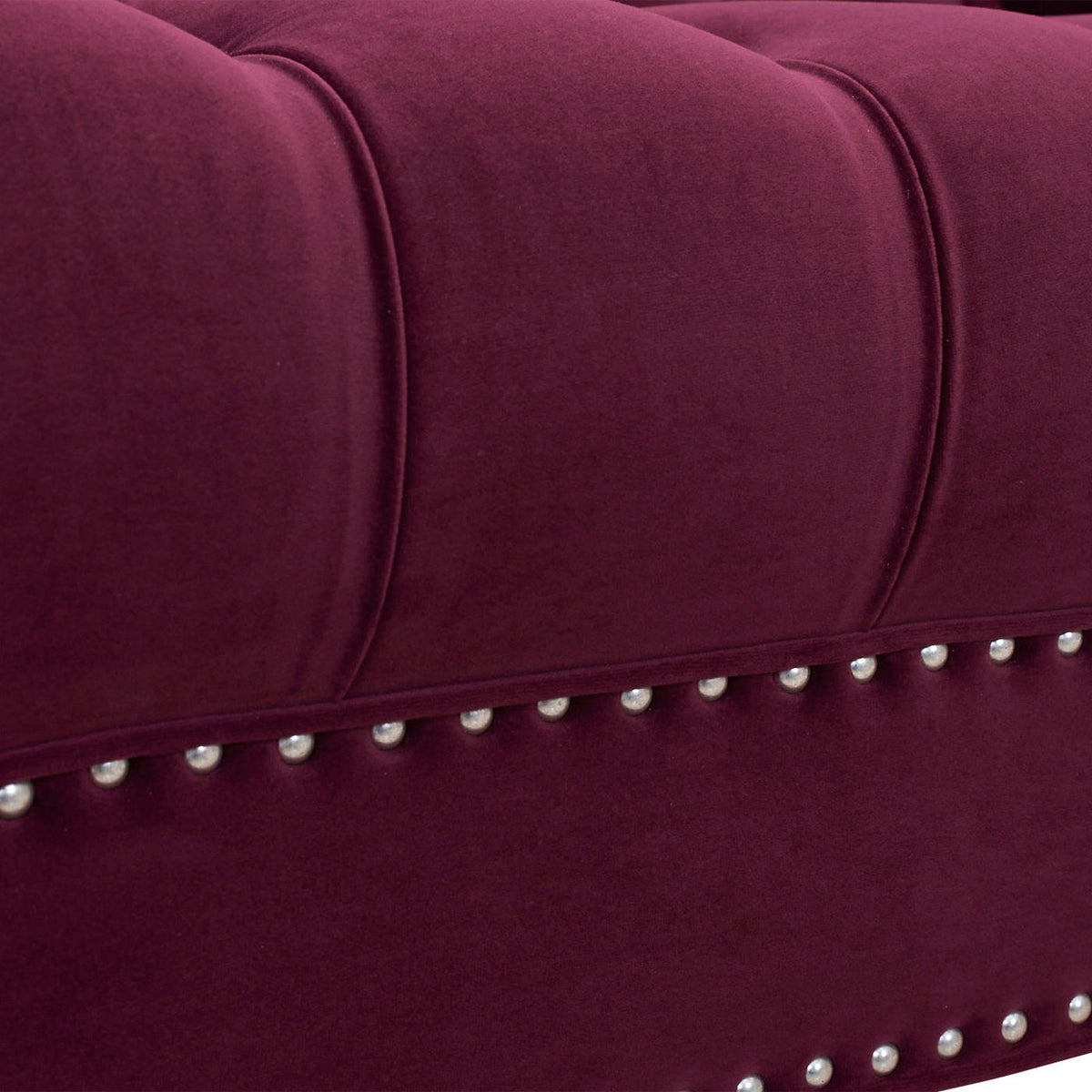 La Rosa - Divano Chesterfield vittoriano capitonné