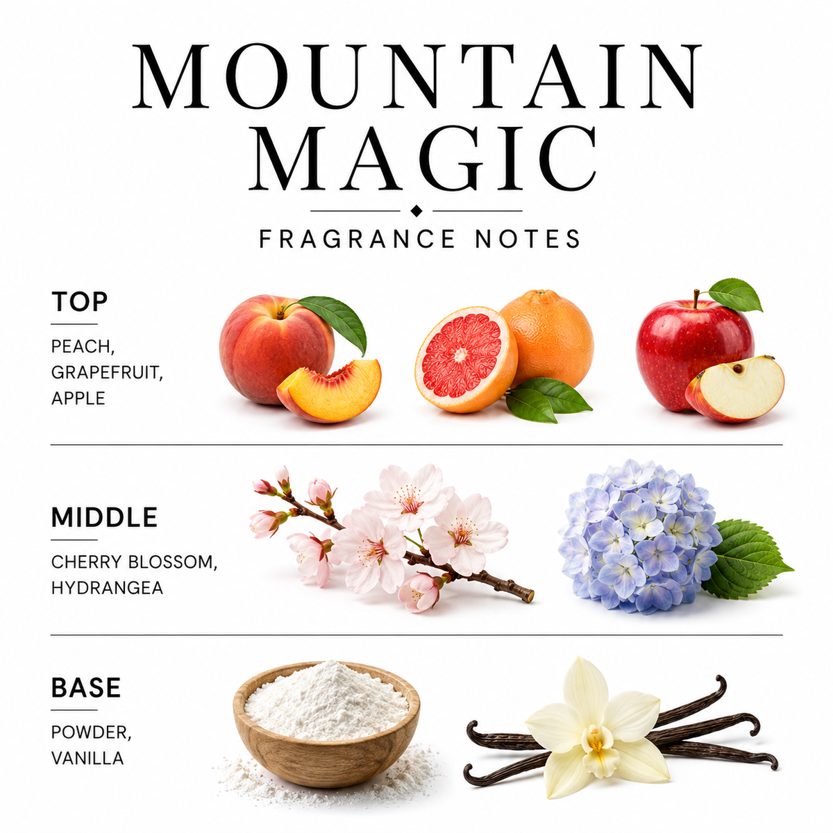 Mountain Magic- 8oz Wood Wick Candle