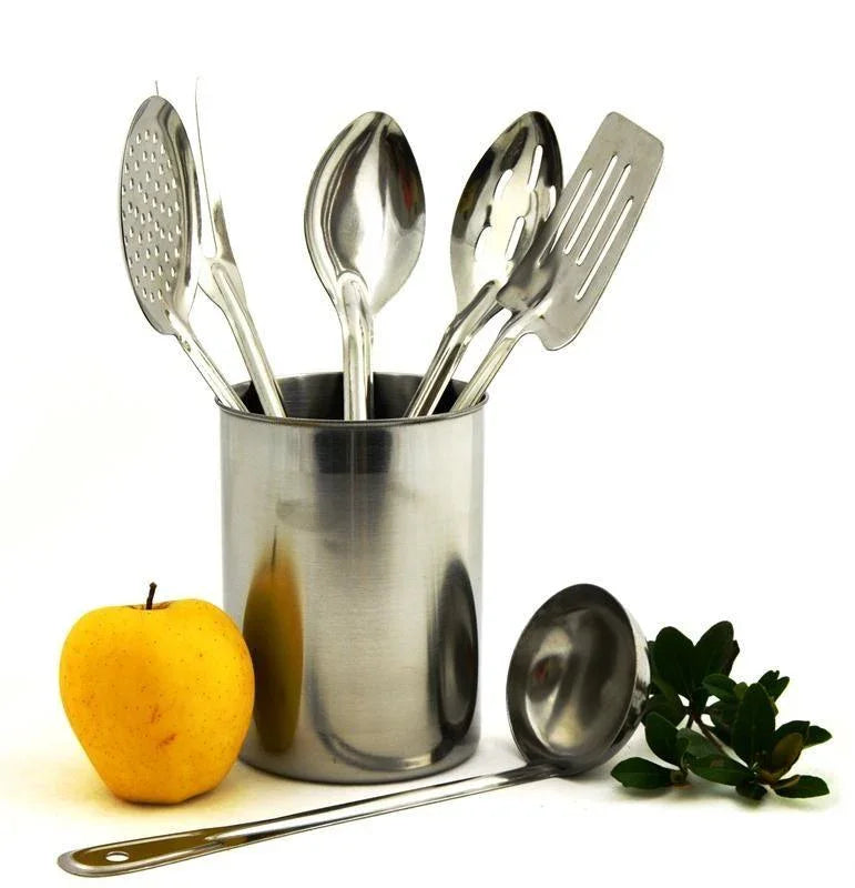 Set di 7 utensili e strumenti da cucina in acciaio inossidabile