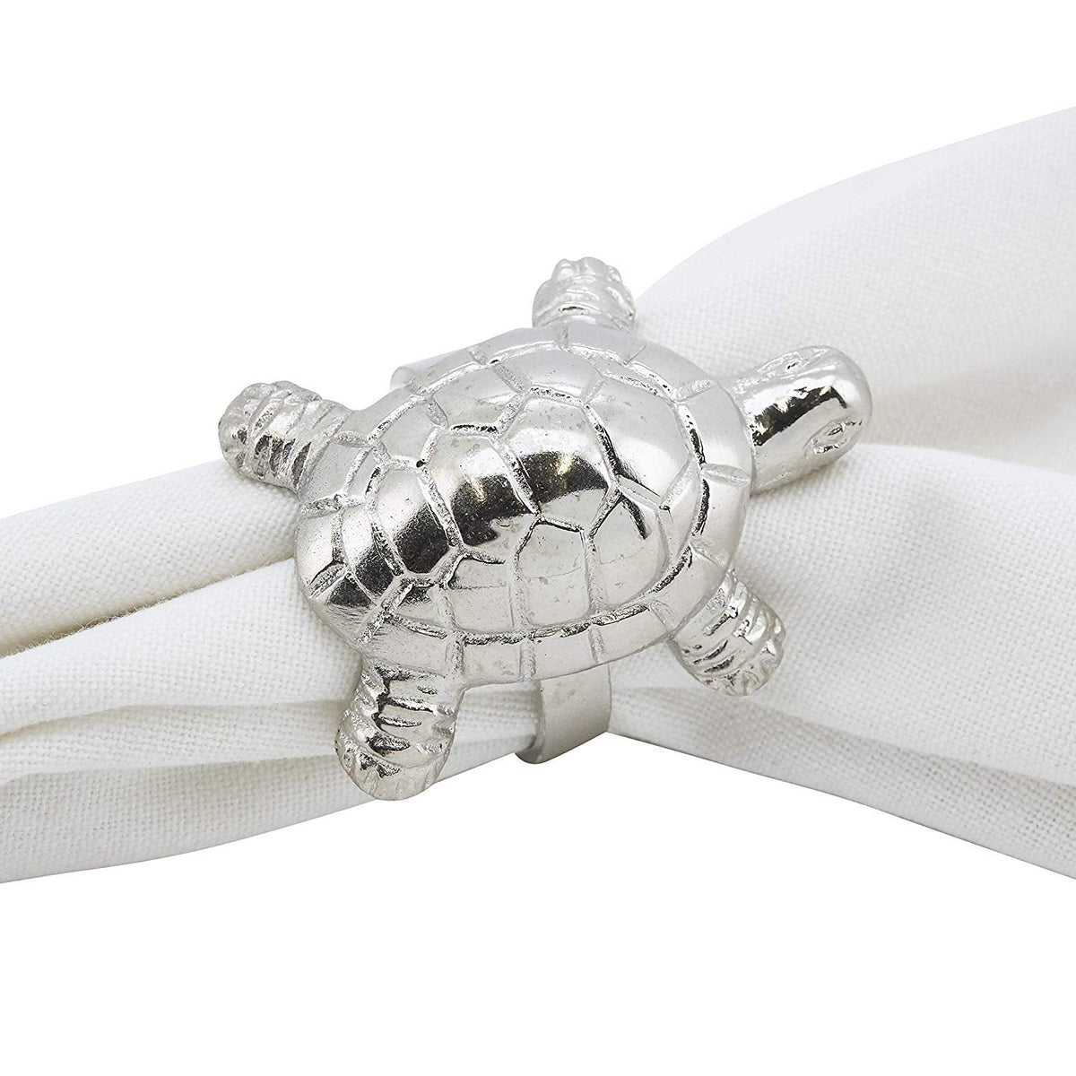 Silver Brass Casual Napkin Rings