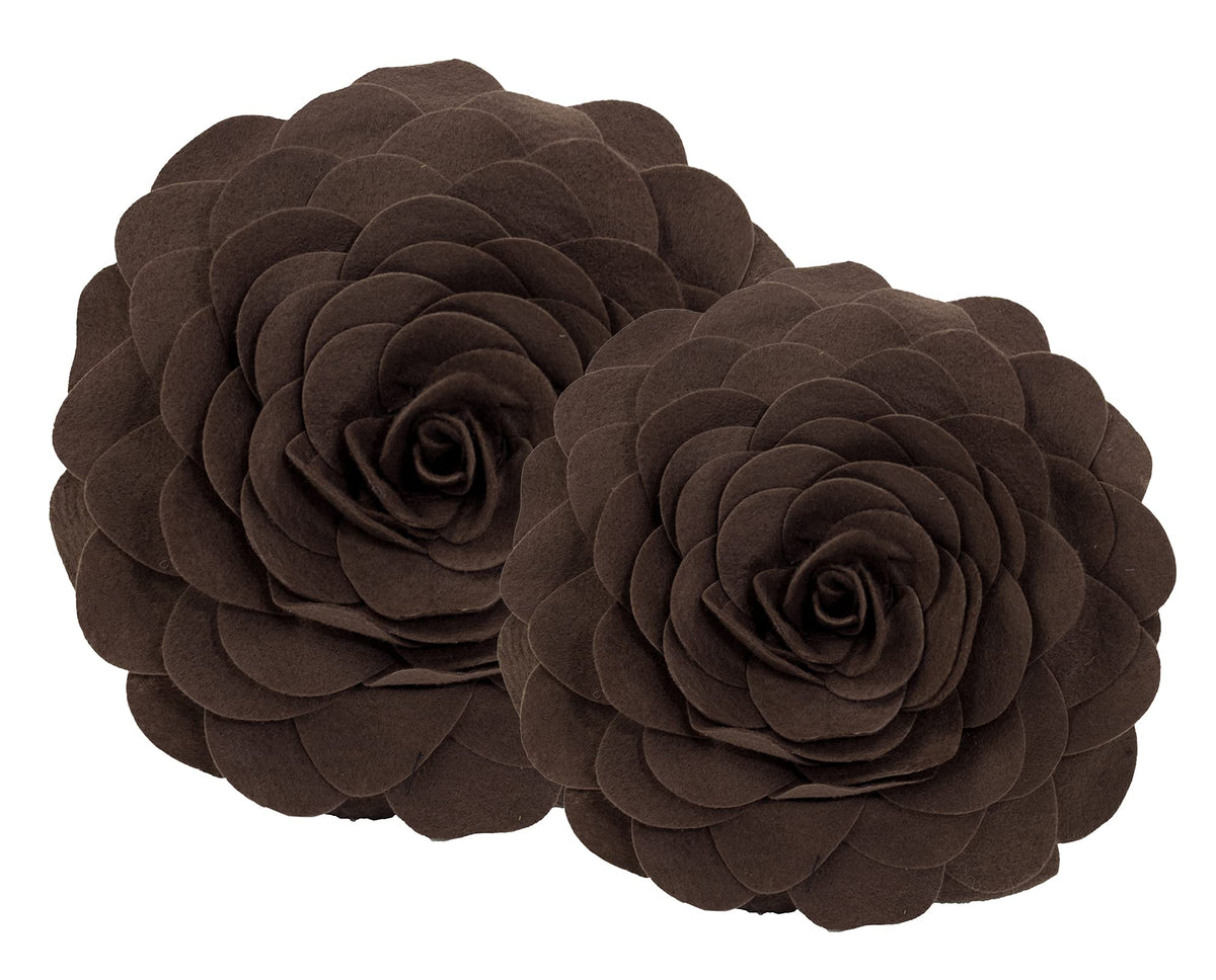 Eva's Flower Garden Decorative Throw Pillow (16" Round - Cover Only)