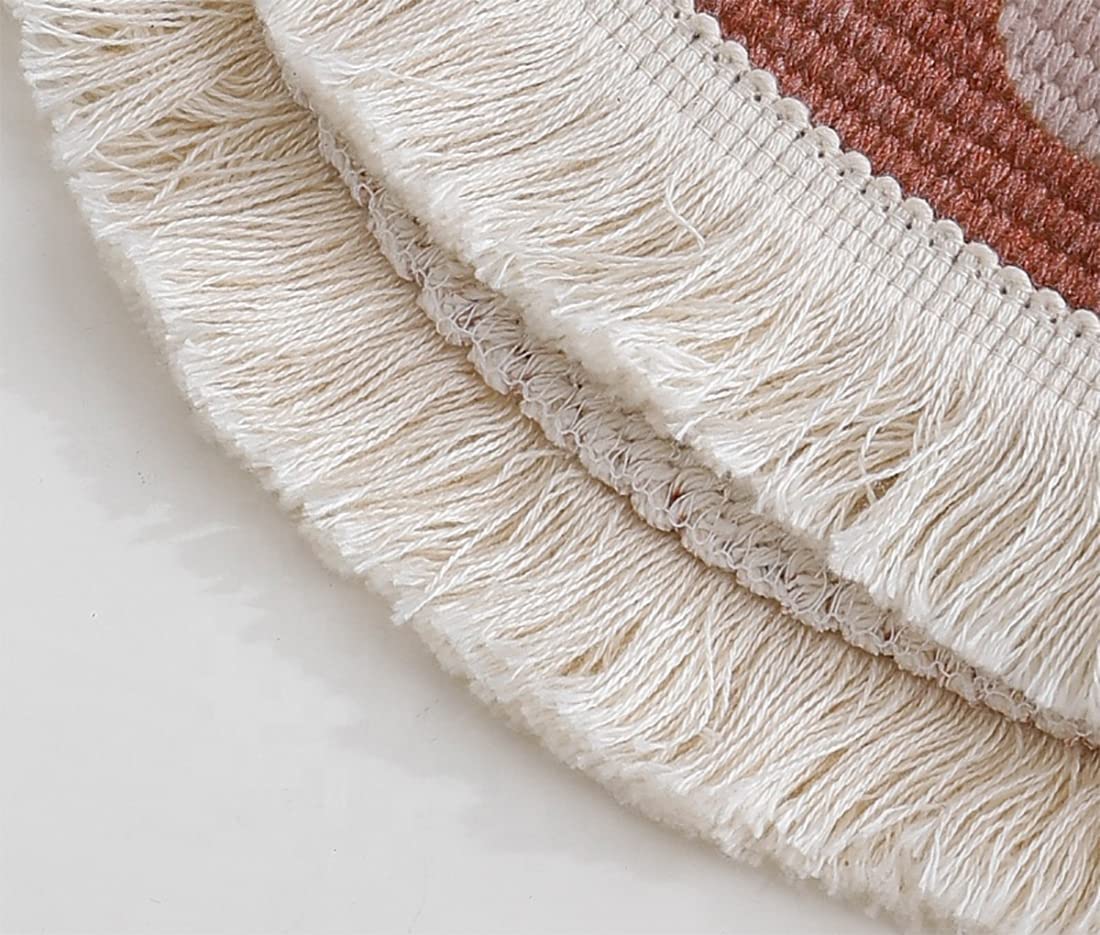 Art Design Abstract Print Fringe Cotton Placemats