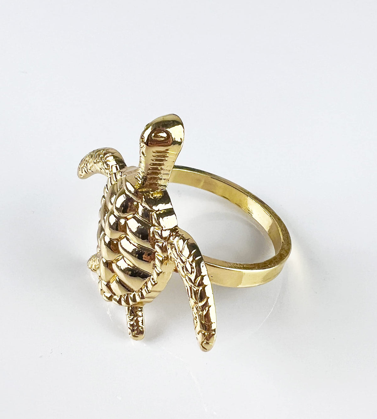 Nature's Touch Sea Turtle Metal Napkin Rings