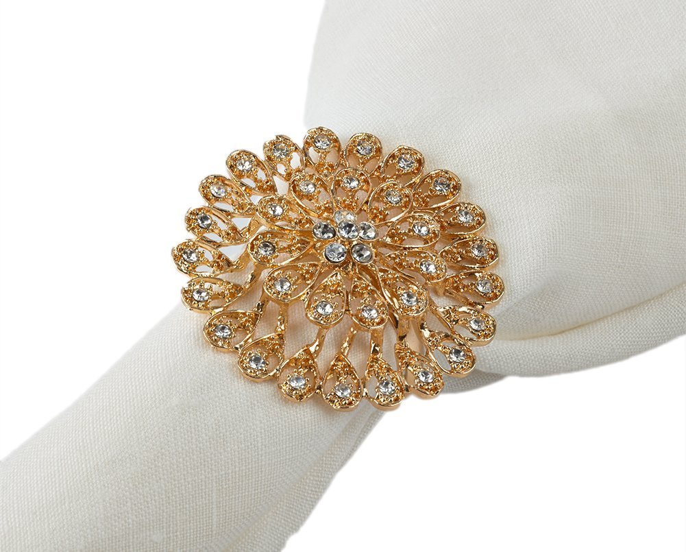 Starburst Flower Napkin Rings