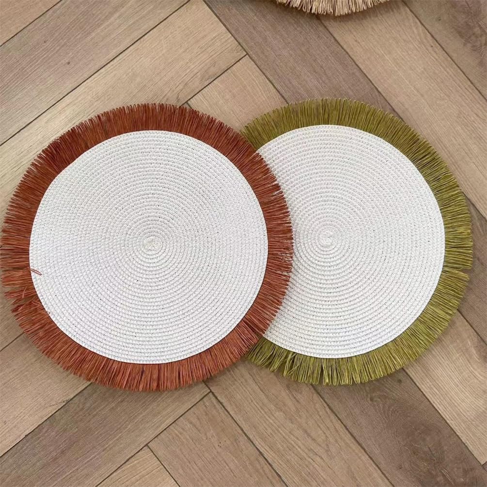 Handwoven Fringe Boho Placemats