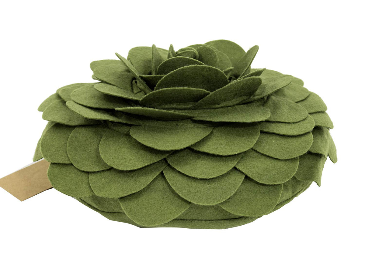 Eva's Flower Garden Decorative Throw Pillow (13" Round)