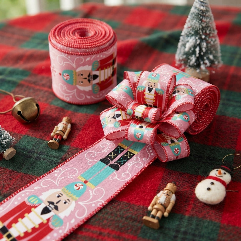 Nutcracker Soldier Jute Twine Burlap Ribbon