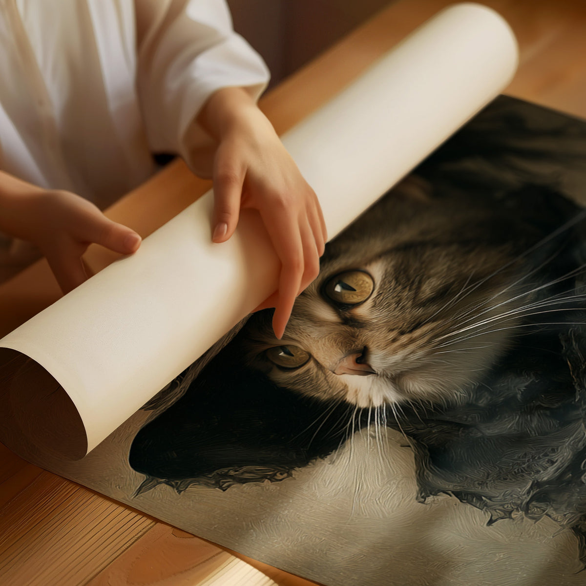 L'élégance d'un chat dévoilée