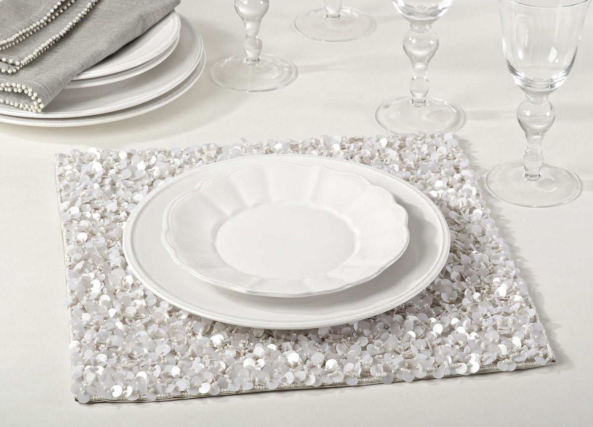 Gramercy Handmade Beaded Design Placemat