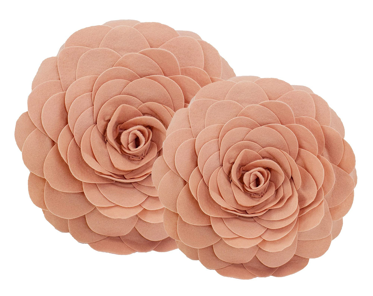 Eva's Flower Garden Decorative Throw Pillow (16" Round - Cover Only)