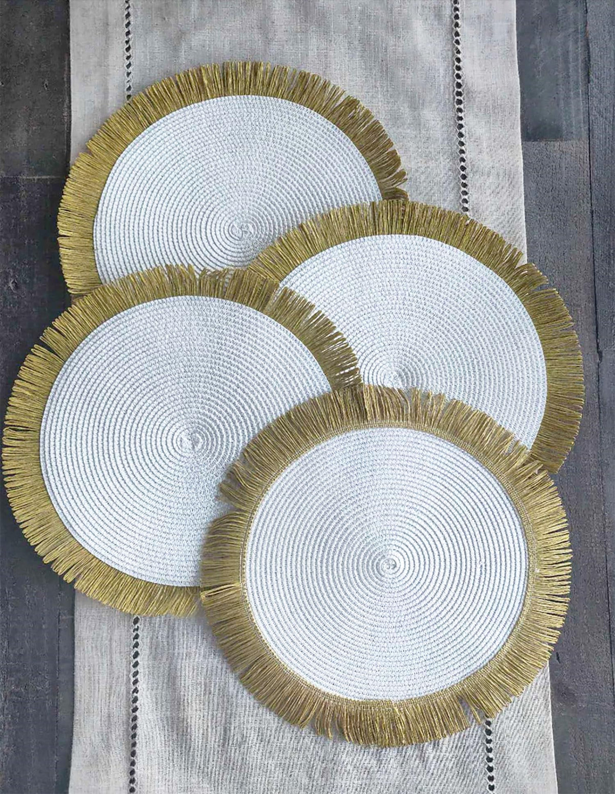 Handwoven Fringe Boho Placemats