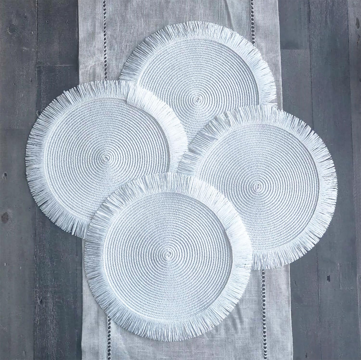 Handwoven Fringe Boho Placemats