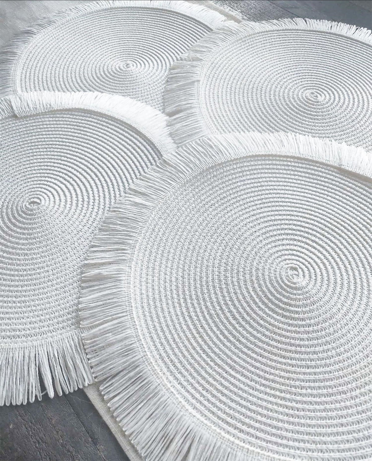 Handwoven Fringe Boho Placemats