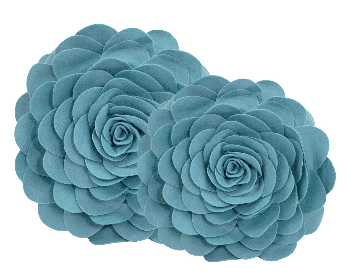 Eva's Flower Garden Decorative Throw Pillow (16" Round - Cover Only)