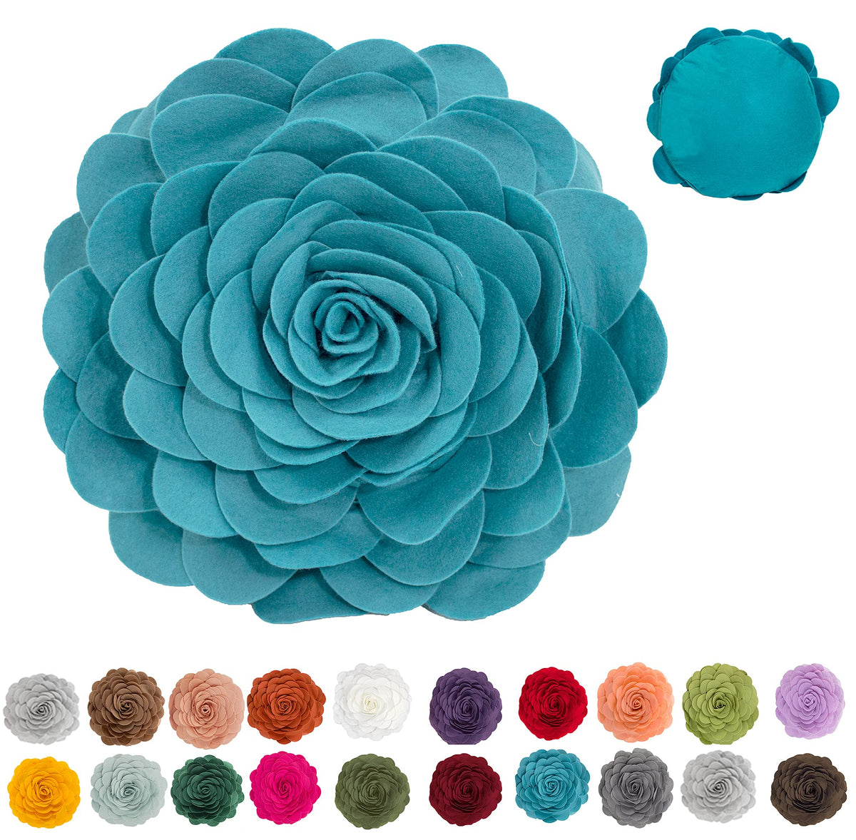 Eva's Flower Garden Decorative Throw Pillow
